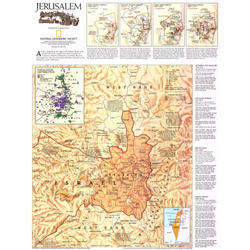 Jerusalem Published 1996 Map