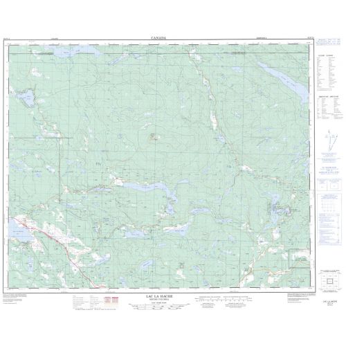 Lac La Hache - 92 P/14 - British Columbia Map