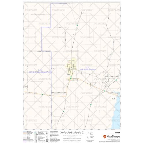 Lacolle Quebec Map