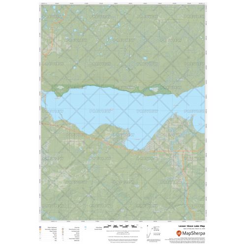 Lesser Slave Lake Map