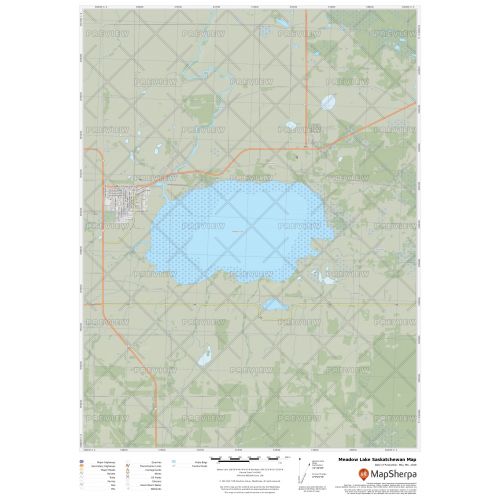 Meadow Lake Saskatchewan Map