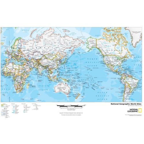 National Geographic World Atlas Map