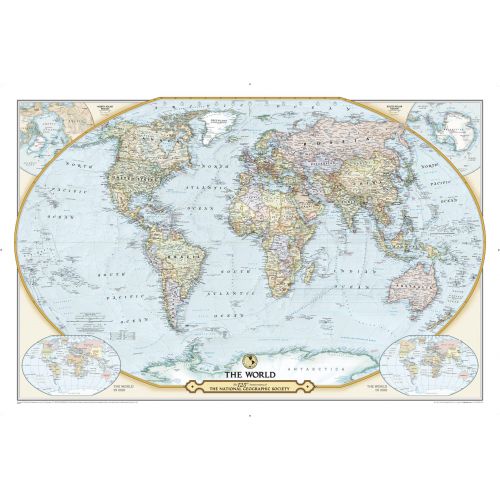 Ngs 125Th Anniversary World Map