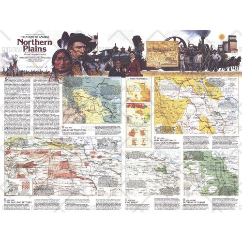 Northern Plains Map Side 2 Published 1986