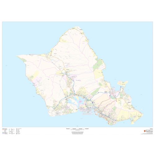 O'ahu, Hawai'i Map