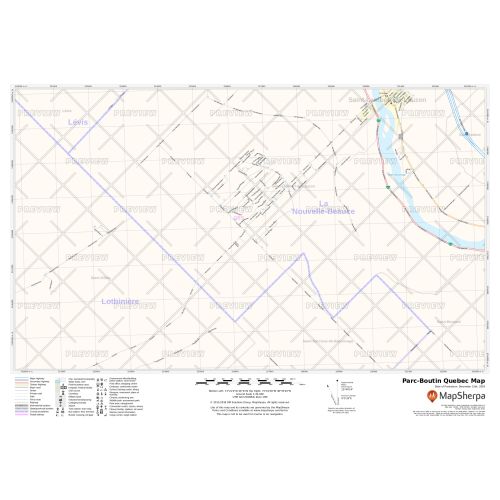 Parc-Boutin Quebec Map