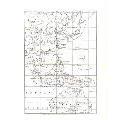 Philippines Published 1900 Map