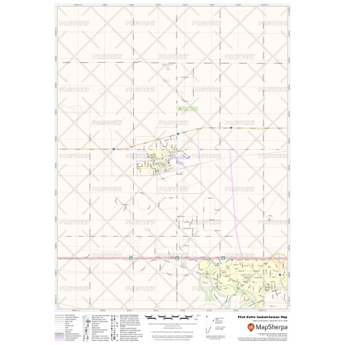 Pilot Butte Saskatchewan Map