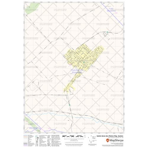 Sainte-Anne-des-Plaines Map, Quebec