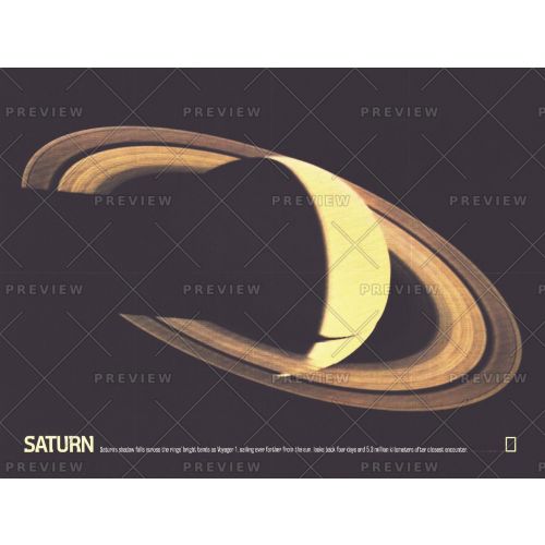 Saturn Published 1981 Map