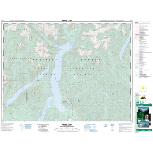 Stave Lake - 92 G/8 - British Columbia Map