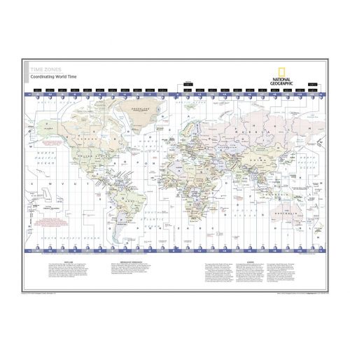 Time Zones Coordinating World Time Atlas Of The World 10Th Edition Map
