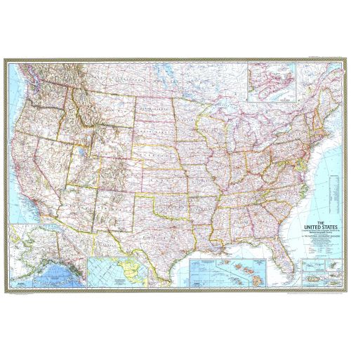 United States Published 1968 Map