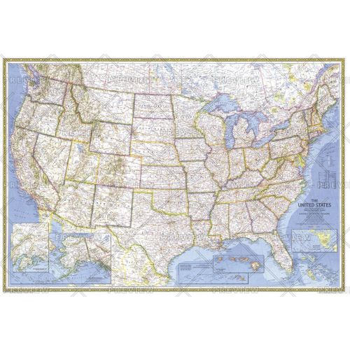 United States Published 1976 Map