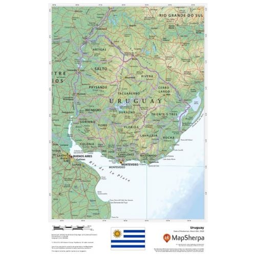 Uruguay Map