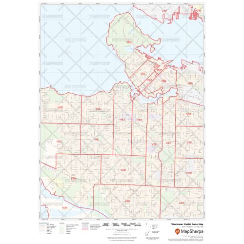 Vancouver Postal Code Map