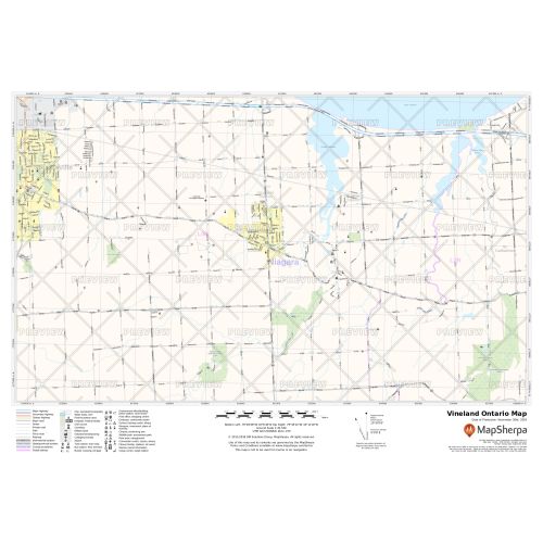 Vineland Ontario Map