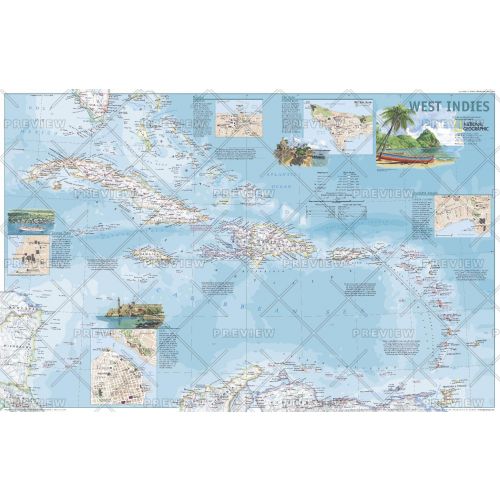 West Indies Published 2003 Map