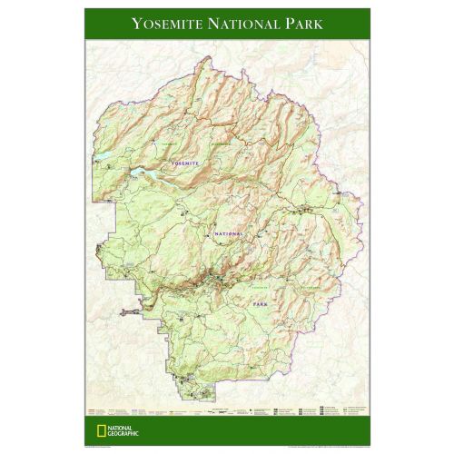 Yosemite National Park Published 2006 Map