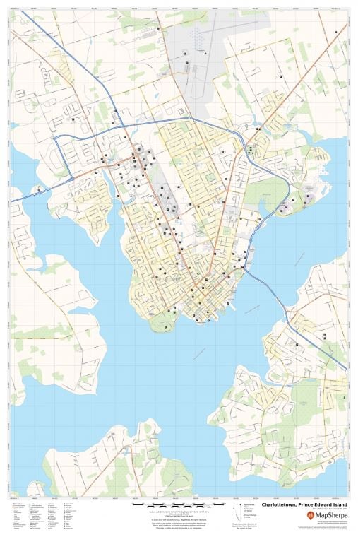 Charlottetown Prince Edward Island Map