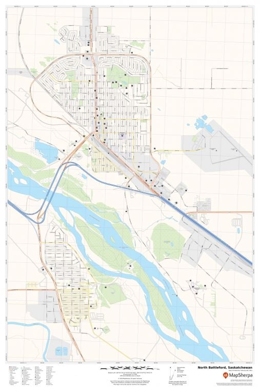 North Battleford Saskatchewan Map