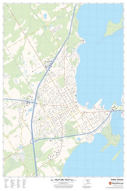 Orillia Ontario Map