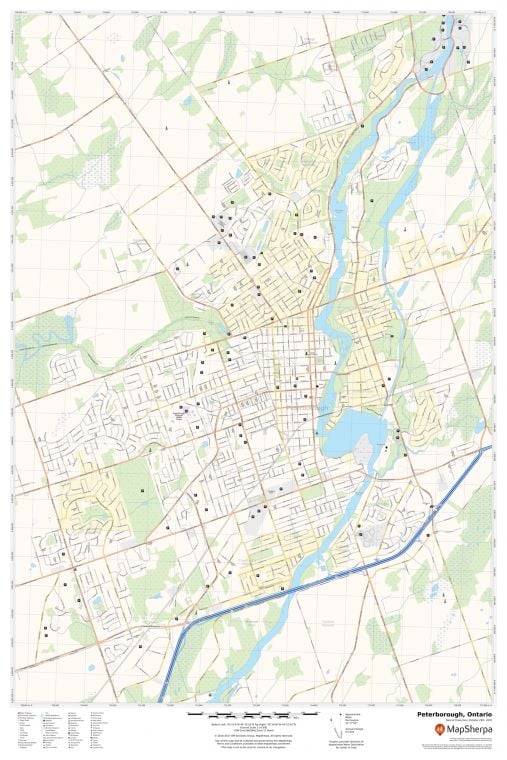 Peterborough Ontario Map