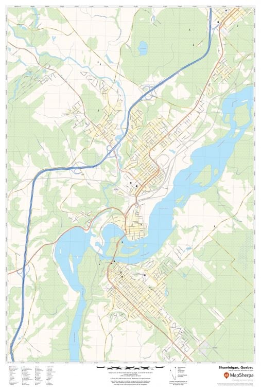 Shawinigan Quebec Map