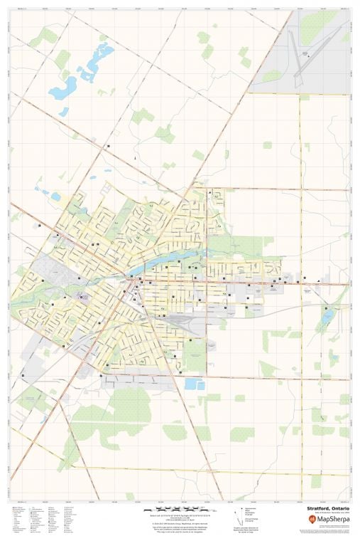 Stratford Ontario Map
