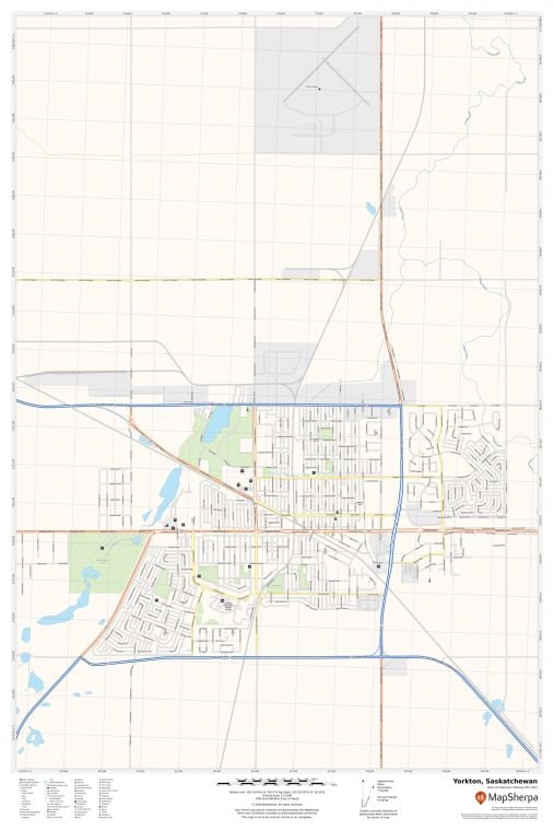 Yorkton Saskatchewan Map