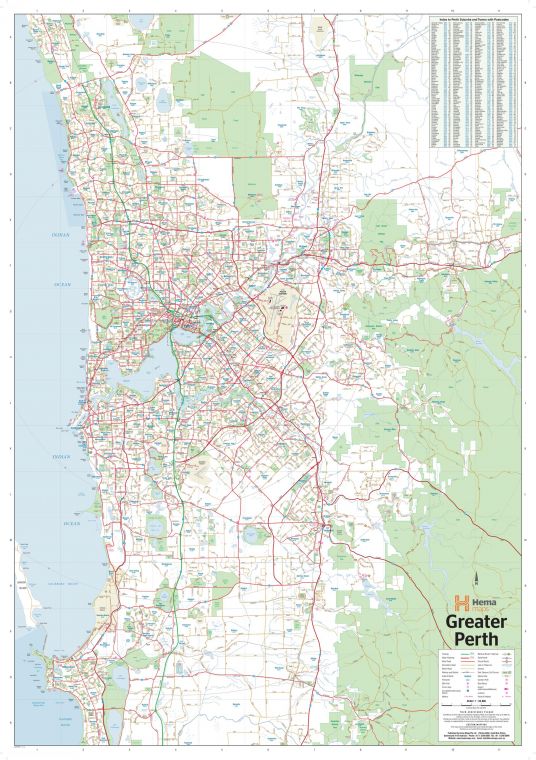 Perth Australia Regional Supermap