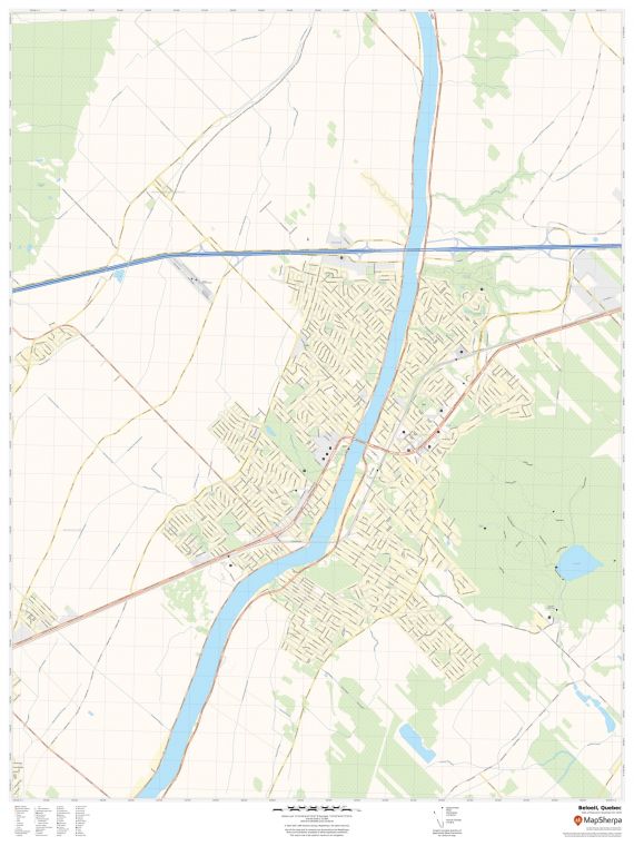 Beloeil Quebec Map