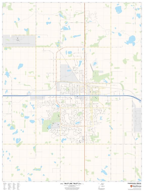 Lloydminster Alberta Map
