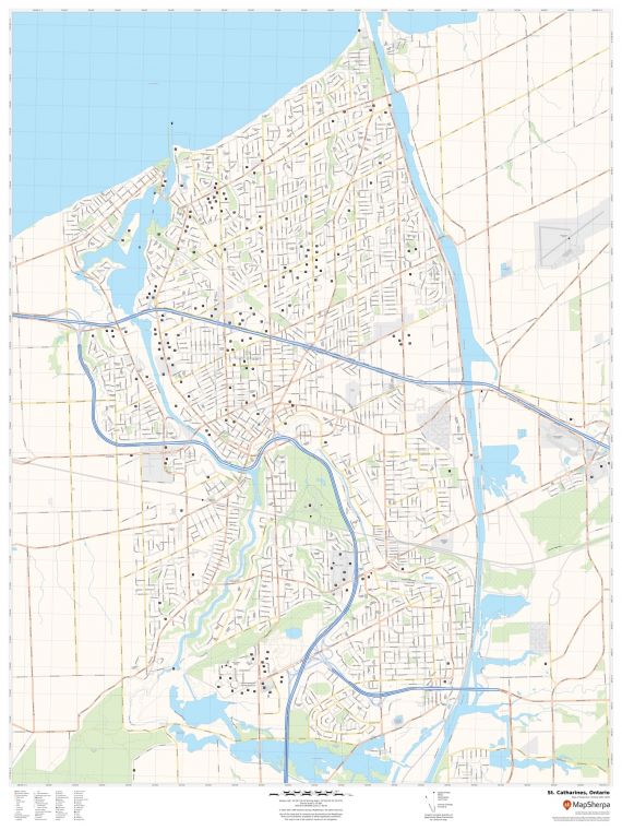 St. Catharines Map