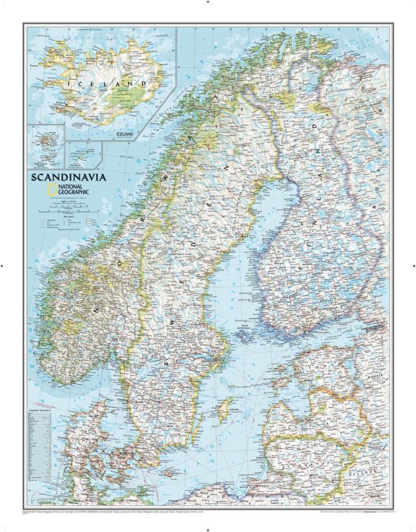 Scandinavia Classic Map