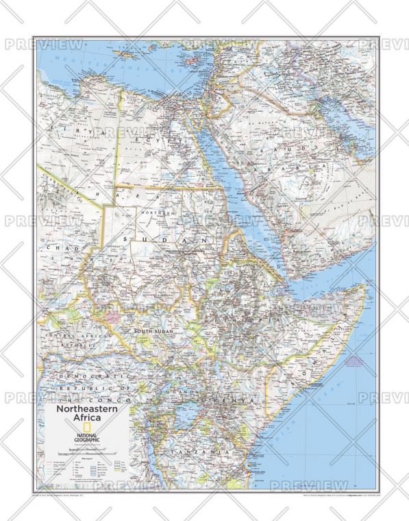 Northeastern Africa Atlas Of The World 10Th Edition Map