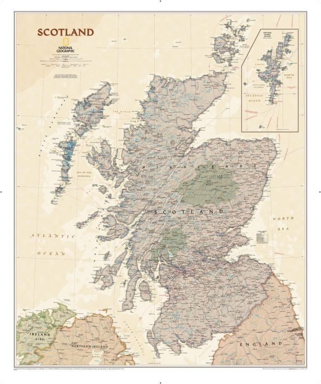 Scotland Executive Map