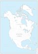 North America Colouring Map - Big Map