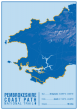 Pembrokeshire Coast Path National Trail Map Print