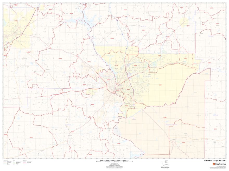 Columbus Map By Zip Code
