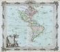 Brion De La Tour Map Of North America And South America 1764