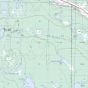 Topographic Map of Chimney Lake BC 