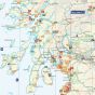 Collins Castles Map of Scotland