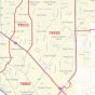 El Paso County ZIP Code Map, Texas