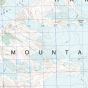 Topographic Map of Homathko Icefield BC 