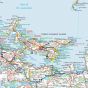 Maritimes Provinces Wall Map
