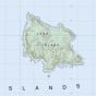 Topographic Map of Scott Island BC 
