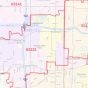 St. Louis County, Missouri ZIP Codes Map