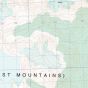 Topographic Map of Trophy Lake BC 