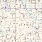 Tulsa, Oklahoma Inner Metro - Portrait Map